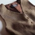Mùa thu và mùa đông phổ biến của phụ nữ retro áo khoác ghi lê mỏng của phụ nữ hợp thời trang giản dị áo ghi lê đệm ngắn áo khoác ghi lê áo khoác nhỏ - Áo vest