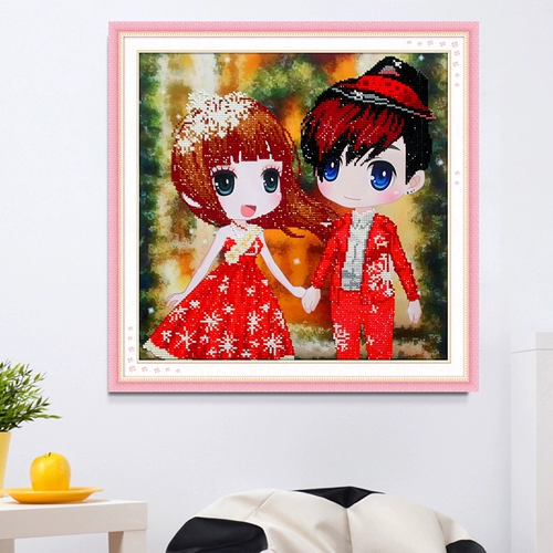Cross -Stitch Diamond Embroidery 2021 Новый 钚 Романтический романтический 5D Diamond Full Diamond Small Sank Pare