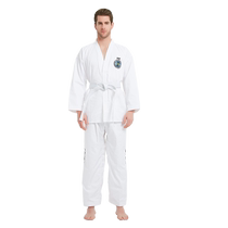 itf Taekwondo uniform cardigan Velcro adult and children embroidered cardigan Taekwondo clothing
