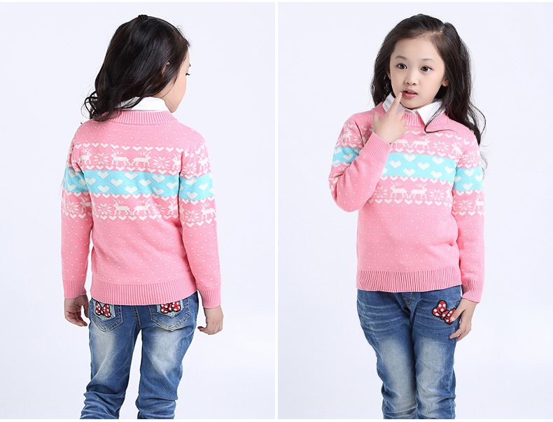 Pull fille à manche longue - Ref 2105945 Image 18