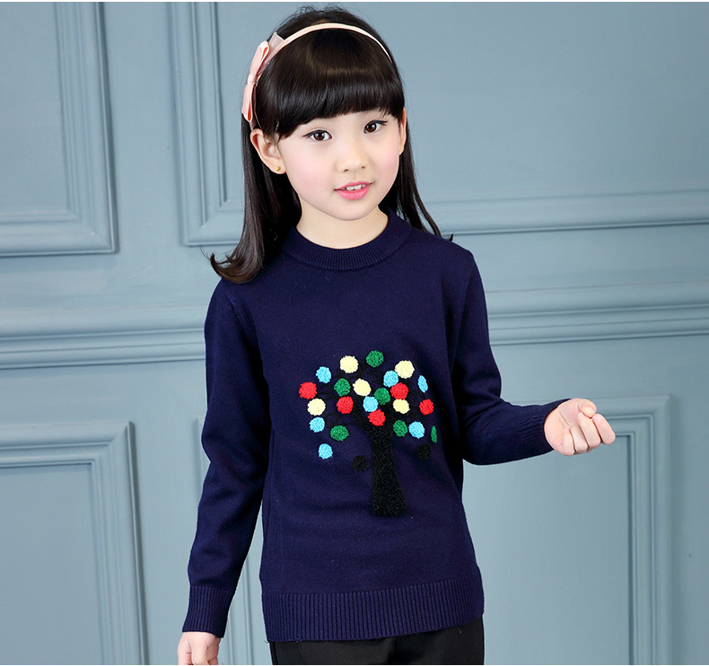 Pull fille à manche longue - Ref 2105944 Image 28