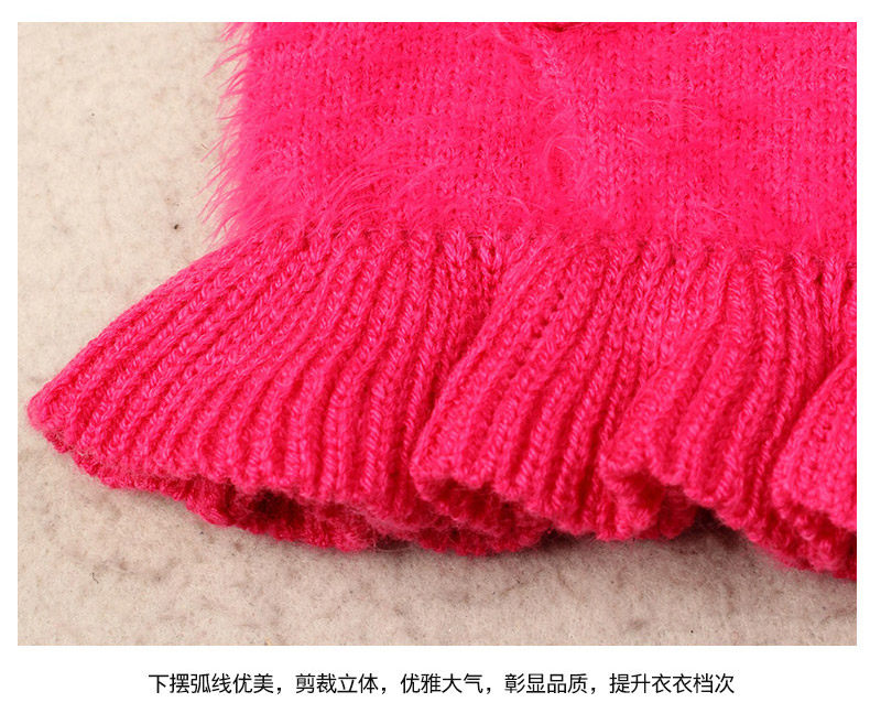 Pull fille à manche longue - Ref 2105180 Image 41