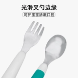 Вилка из нержавеющей стали, детский комплект, портативная детская посуда для прикорма для еды, ложка для младенца