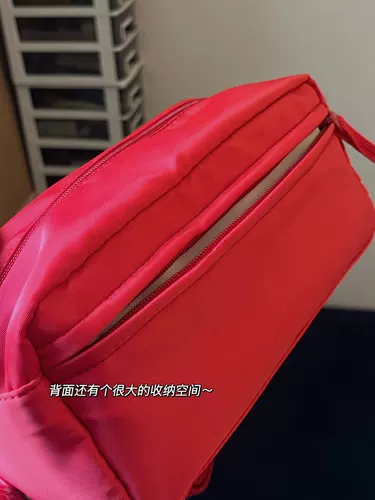 Красная японская брендовая подушка для отдыха, сумка через плечо, сумка на одно плечо