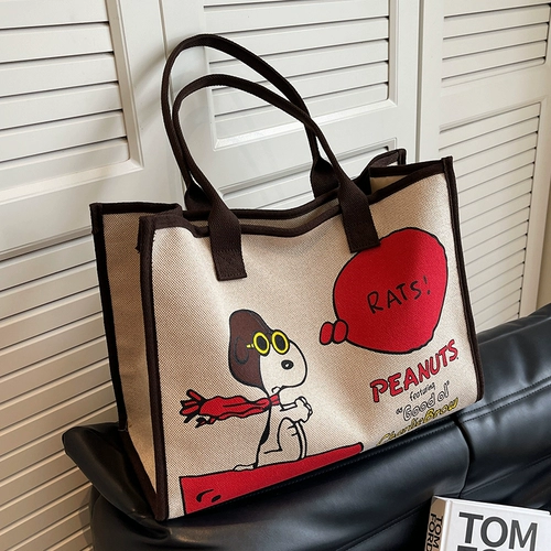 Nuby, вместительная и большая сумка через плечо, мультяшный шоппер