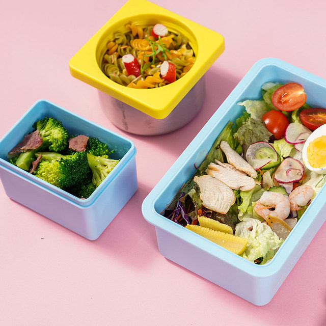 Lock and Lock Insulated Lunch Box ກ່ອງອາຫານທ່ຽງພິເສດສໍາລັບພະນັກງານຫ້ອງການແລະນັກຮຽນ ກ່ອງອາຫານທ່ຽງສະແຕນເລດທີ່ມີເຄື່ອງປັ້ນດິນເຜົາ Portable