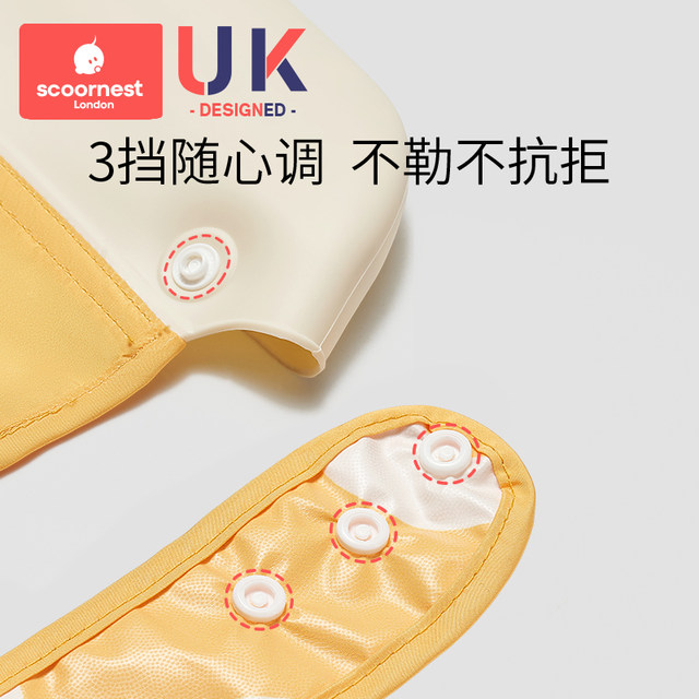 Kechao baby bibs, baby bibs, ອາຫານເສີມ, bibs ເດັກ, baby sling-type silicone waterproof eating artifacts