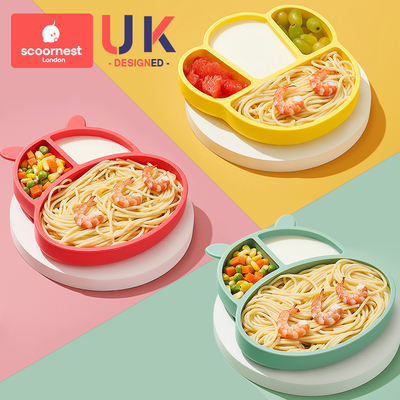 【英国KC】儿童卡通餐盘吸盘式