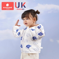 Хлопковый, дышащий, с медвежатами, 100% хлопок