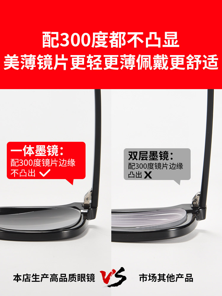 Gm Sunglasses for Women, High-End 2025 New Model, Uv Protection, Can Be Fitted with Prescription Lenses, Single-Layer Sunglasses