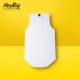 High Street Châu Âu và Mỹ cotton lớn vuông trắng hem ba chiều dài nam và nữ vài đáy áo vest ngọn vest khoác nam