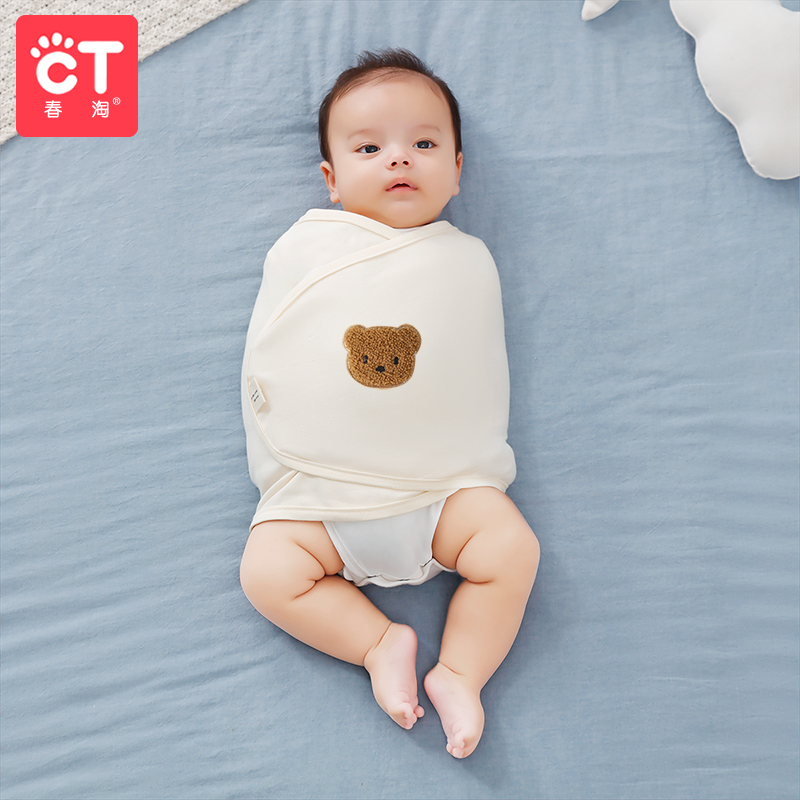 ベビー驚愕防止寝袋ラップ春と秋純綿新生児おくるみ新生児睡眠工芸品夏薄手