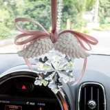 Подвеска для машины, аксессуар, креативный зеркало заднего вида, со снежинками