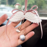 Подвеска для машины, аксессуар, креативный зеркало заднего вида, со снежинками