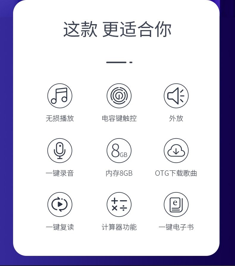 thiết bị thu sóng wifi rồi phát lại Newman mp3 Bluetooth từ điển bên ngoài Walkman phiên bản sinh viên mp4 máy nghe nhạc mp5 cảm ứng siêu mỏng tiếng Anh - Trình phát TV thông minh máy chiếu epson