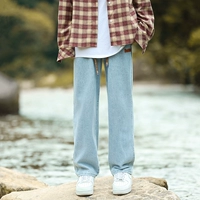 【Свободная талия】 1005 светло -голубой