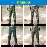 Камуфляжные износостойкие летние рабочие штаны, оверсайз, большой размер