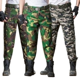 Камуфляжные износостойкие летние рабочие штаны, оверсайз, большой размер