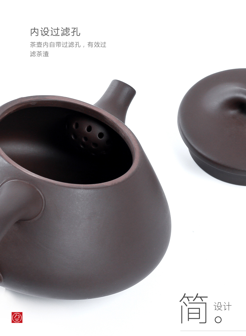 Three thousand ceramic tea village beauty make tea pot of yixing purple sand pot of purple clay manually single pot of kung fu tea pot