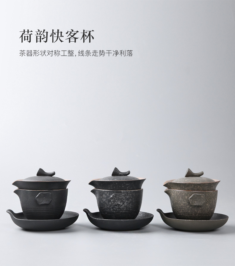 Three thousand ceramic cup to crack a pot of tea village 2 cup suit portable tea tureen tea tank filter cups