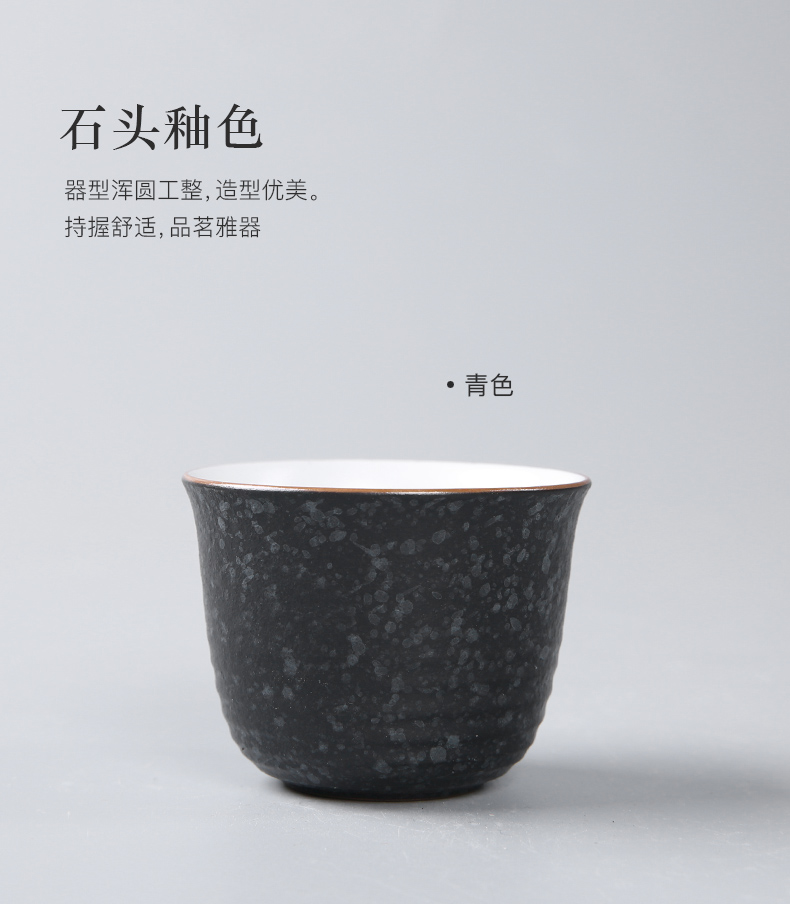 Three thousand ceramic cups suit household sample tea cup tea village master cup manual single CPU kung fu tea set personal cup