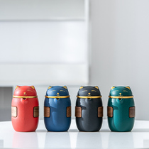 Gov Tea With One Pot Three Cups Travel Tea Set Portable Bag Quick Guest Cup Anti-Burn Suit Minima Tea Pot