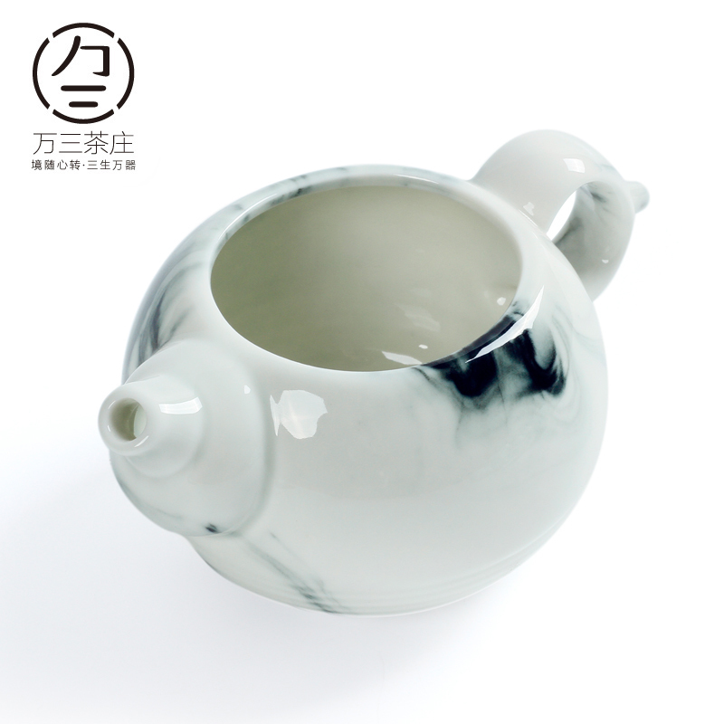 Three thousand tea fair ceramic cups of dehua white porcelain tea tea, head points is kung fu tea tea by hand