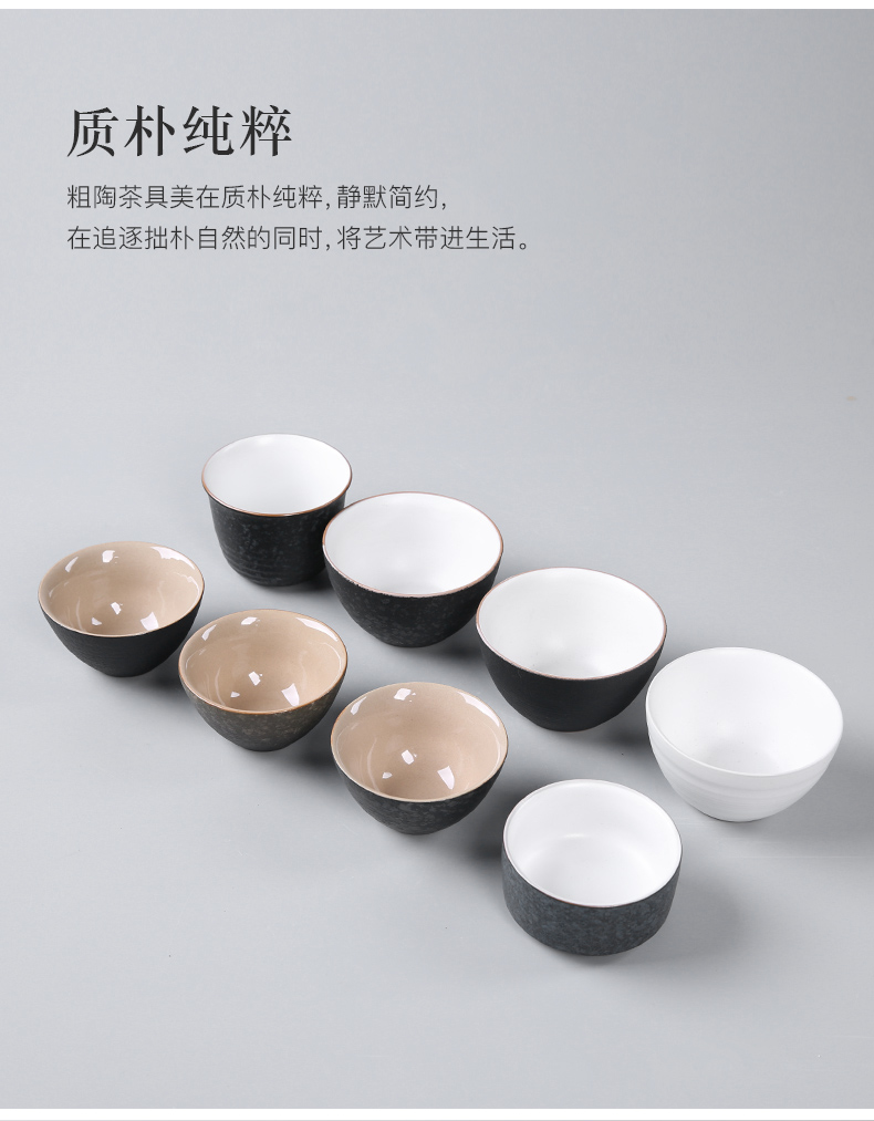 Three thousand ceramic cups suit household sample tea cup tea village master cup manual single CPU kung fu tea set personal cup