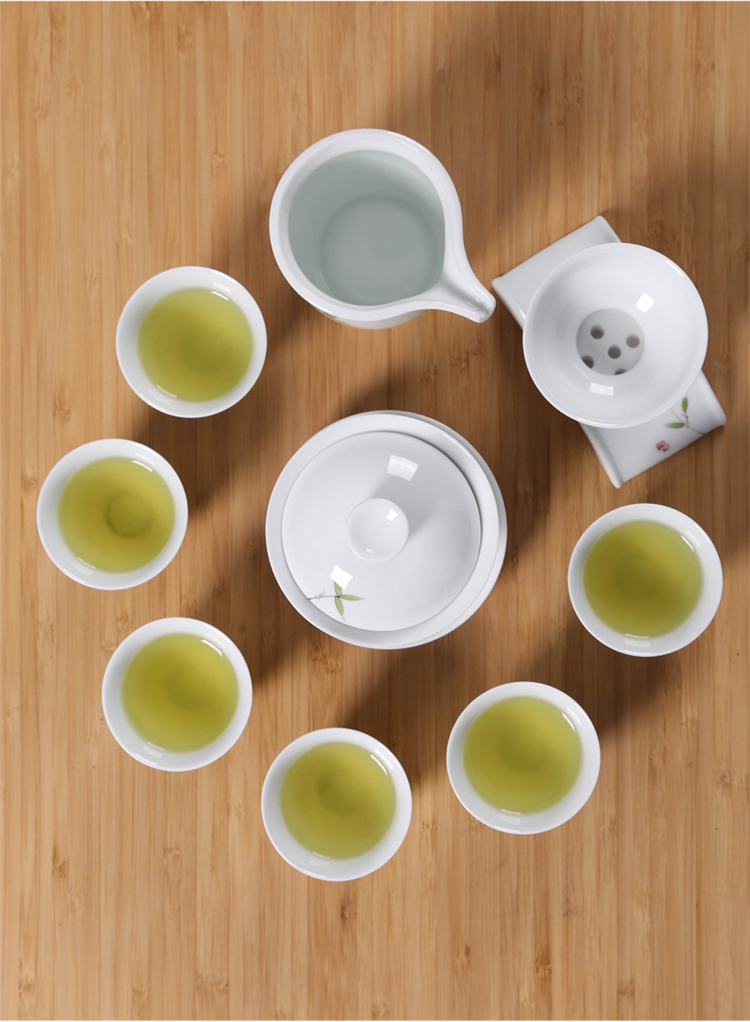 Three thousand hand - made white porcelain kung fu tea tea village accessories tea tea tea tea filter good ceramic filters