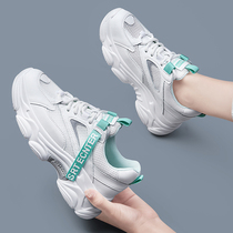 Old Daddy Shoes Womens Thick Bottom Women Shoes 2021 New Exploits Soft Bottom Light Height-breathable Ladies Fashion Casual Shoes