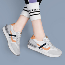 Genuine Leather Argan Shoes Women 2021 Autumn Shoes Women New Flat-bottomed Casual Sports Jogging Shoes Breathable Fashion Sandals Shoes