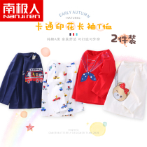 Boy long sleeve T-shirt cotton girl foreign atmosphere base shirt spring and autumn clothes Children Baby shirt 1 year old 3 tide 0