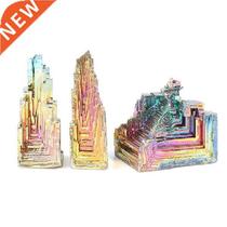 Natural Metal Quartz Pyramid Bismuth ore Quartz Gemstone