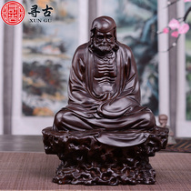 Search for ancient black sandalwood Sitting Style Damos Division Like a pendulum solid wood sculptors home decoration Handicraft gift gift