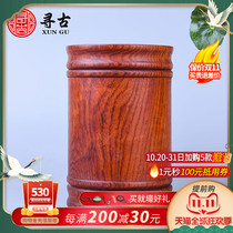 Looking for ancient Burmese pear wood carving pen holder solid wood study study Four Treasures office supplies business craft gifts