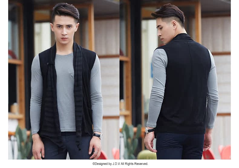 Débardeur homme Woolen gilet J.D.V pour automne - Ref 1584550 Image 21