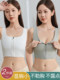 Big breasts showing small underwear female students sports shock-proof ultra-flat plastic breast wrap vest zipper type breast reduction chest neutral