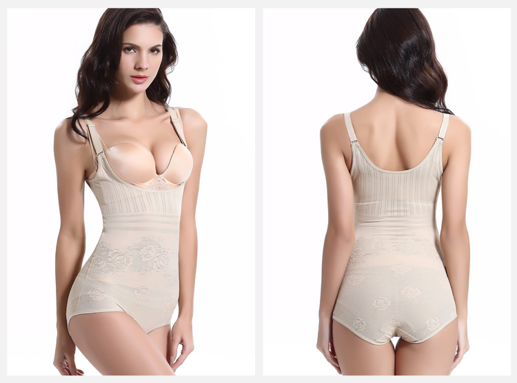 Cơ thể định hình corset siêu mỏng eo thon giảm béo bụng không cháy mỡ cơ thể cơ thể săn chắc cơ thể săn chắc không dấu vết bộ quần áo định hình