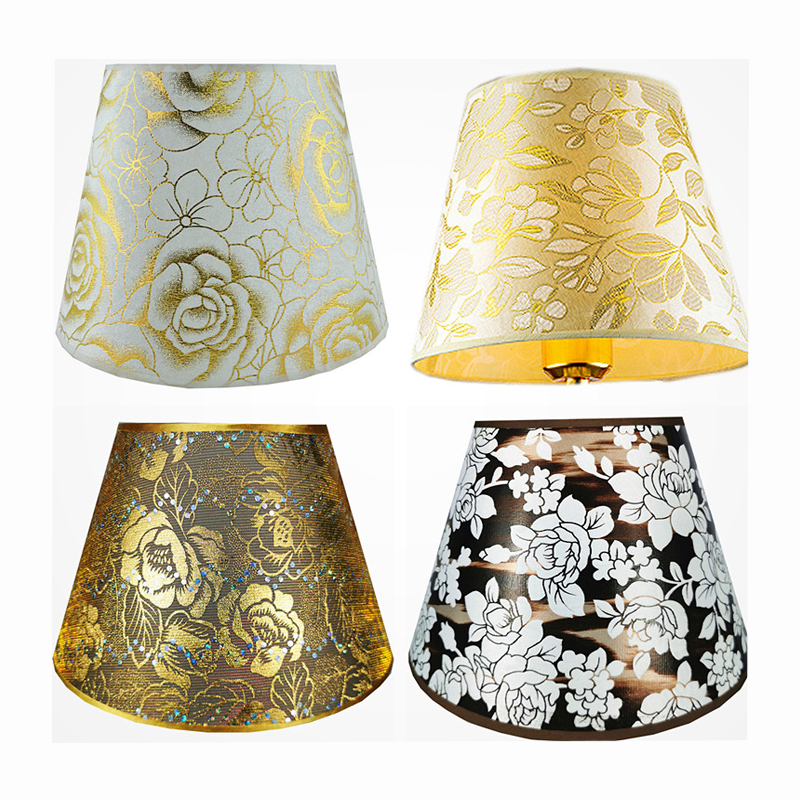 Handmade DIY linen art table lamp shade 100 lap headboard wall lamp floor lamp curry golden brown accessories shell cover