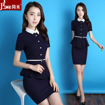 High-end professional suit female fashion summer fashionable suit female foreign style reception work clothes dress dress