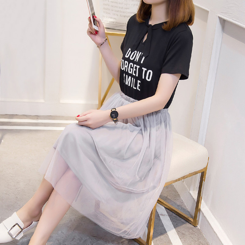 French Super fairy female foreign style dress children summer clothes 2021 New early spring waist thin wear