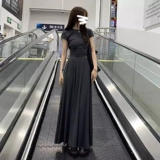 Летняя одежда, сексуальная приталенная длинная юбка, комплект, французский стиль, яркий броский стиль