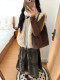 Double-Sided Lamb Wool Vest for Women 2026 New Early Spring Korean Style Soft and Loose Warm Jacket Top