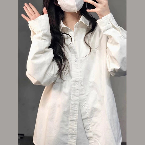 Весенняя рубашка, осенний лонгслив, воротник поло, защита от солнца