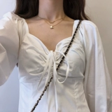 Весенняя сексуальная осенняя белая длинная юбка, платье, коллекция 2022, городской стиль, французский стиль