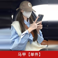 Жилет, весенний комплект, трикотажная рубашка