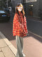 French-Style Red Plaid Sun-Protective Shirt for Women, 2026 New Model, High-End American Niche Shirt Jacket for Summer