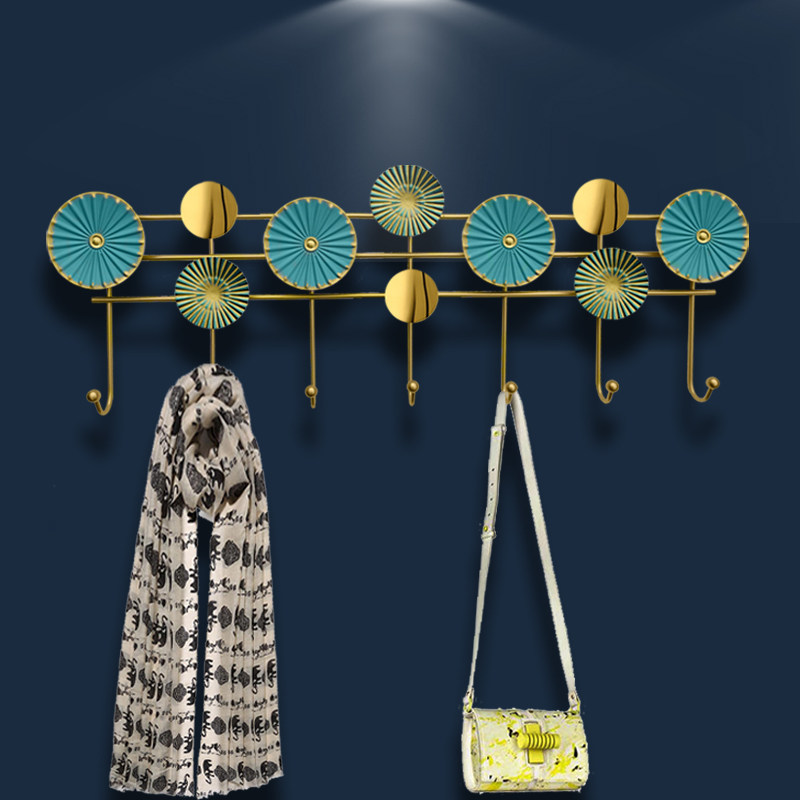 Modern personality Fashion creative door rear cloak hook Xuanguan Xuanguan Pinned Items Iron Art Metal Key Hook