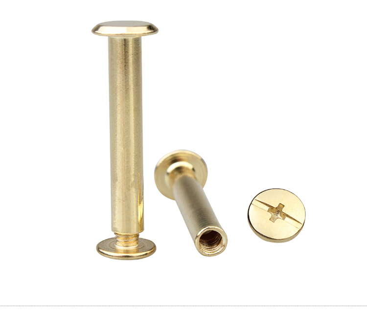 Copper-plated primary-secondary rivet M5 * 4-M5 * 45 tent pinned to lock screw phase book rivet recipes primary-secondary nail