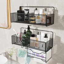 Toilet shelving Wall-mounted Bath-Free Bathroom Wash Terrace Wash-Face Towels Bathroom Toilet Toilet Wall Containing Shelf